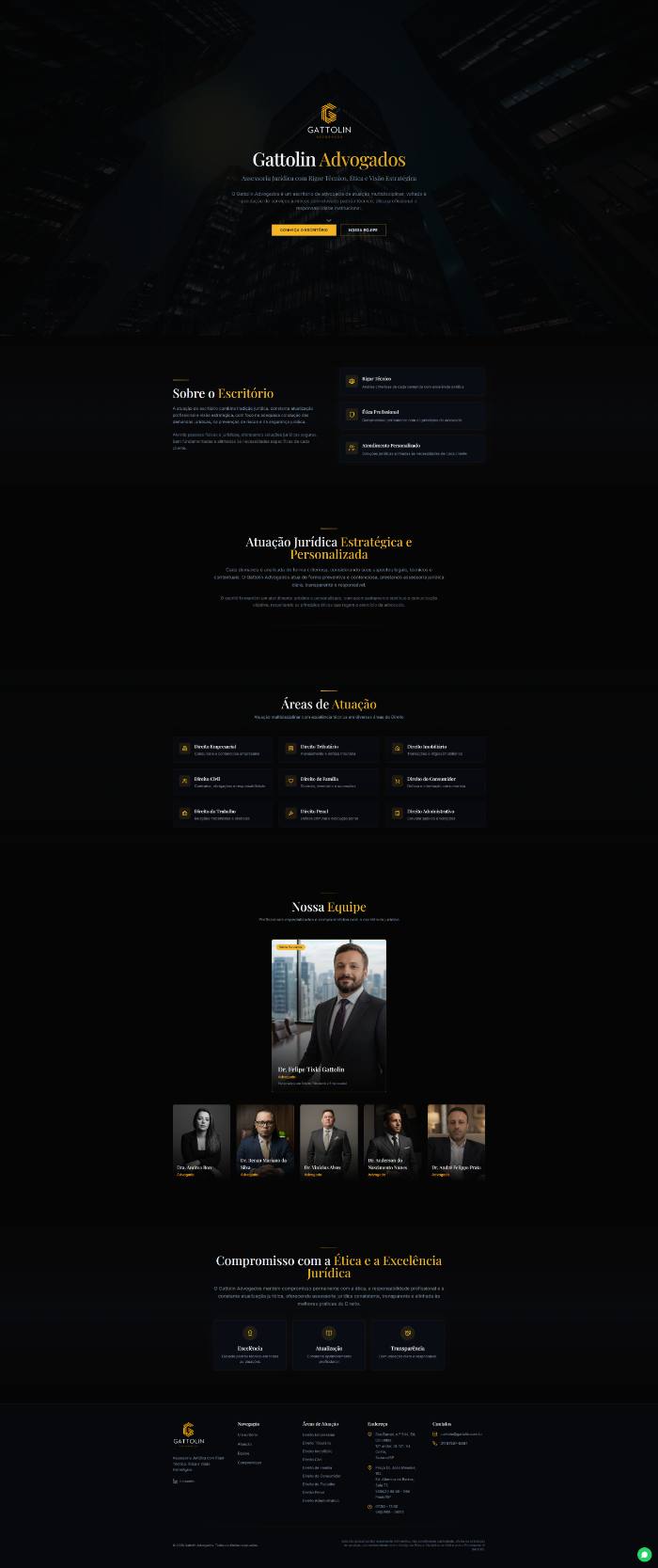 Site Gattolin Advogados